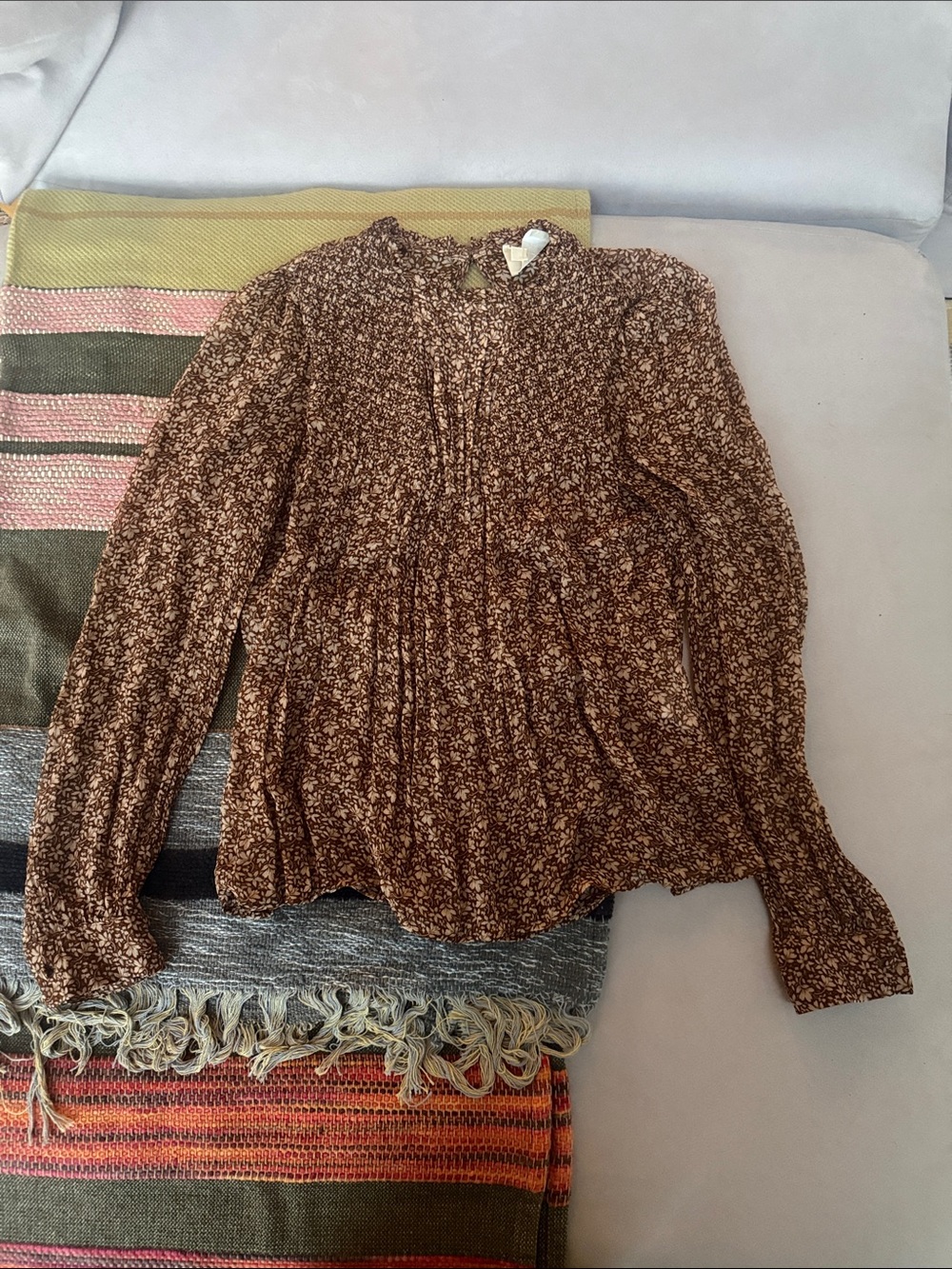 Sezane Mirta Blouse Fleurs Des Calanques - Size 34